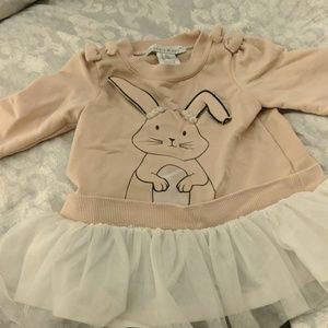 Bunny peplum sweater